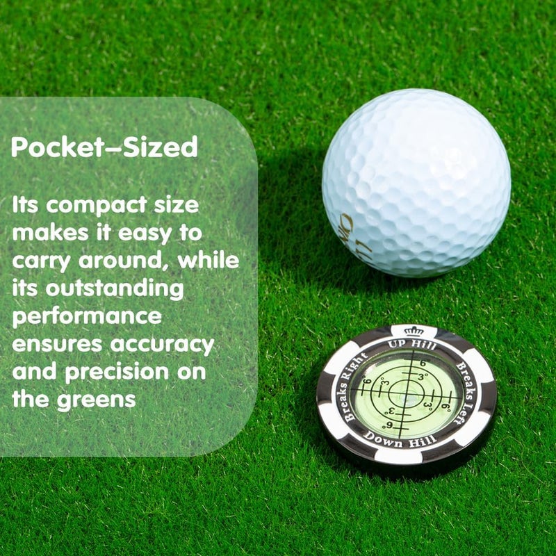 Prodigora SlopeMaster ProGreen Reader - Golf Ball Marker with High Precision Green Reading Aid Golf Accessories for Men Women - Image 5